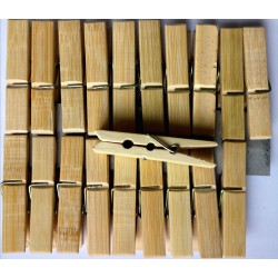 Klamerki bambusowe, 20szt,...