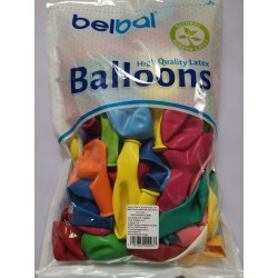 Balony pastelowe 20szt, mix