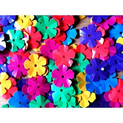 Cekiny kwiatki intensywne -...