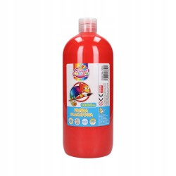 Farba plakatowa 1l czerwona