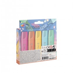 Zakreślacze pastelowe 5szt.