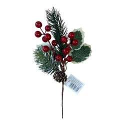 gałązka z szyszką 24cm