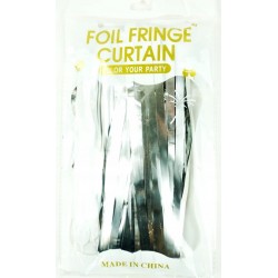 Kurtyna foliowa 2mx1m srebrna